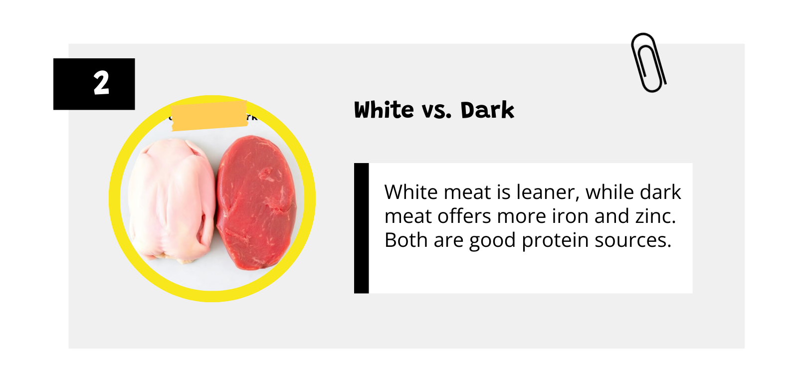 lean meat guide white vs dark meat
