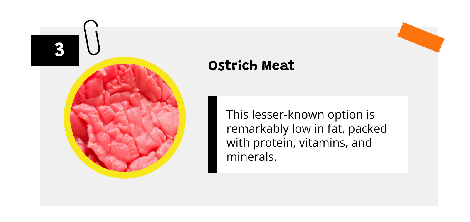 lean meat guide ostrich meat