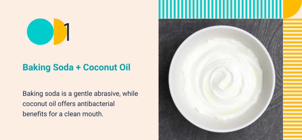 baking soda and coconut oil